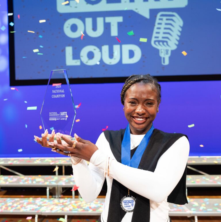 2026 Poetry Out Loud state competition winner